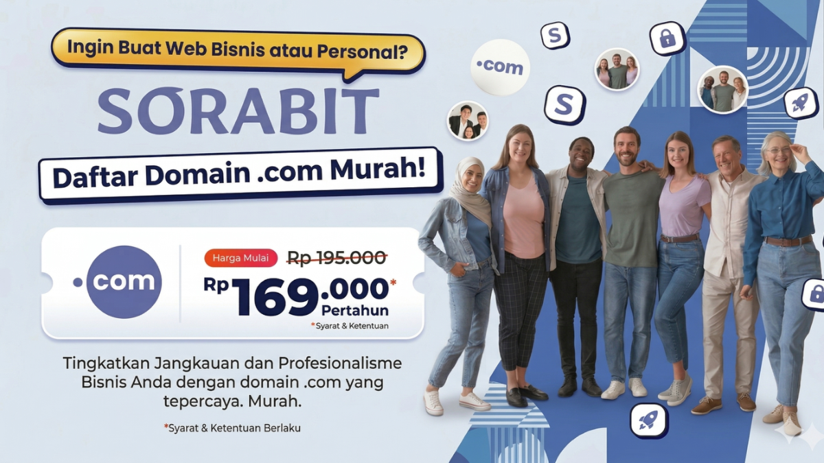 .COM Termurah – Register Domain